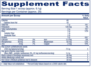 PhytoEstrogen Herbal 25 Servings Vitanica Supplement - Conners Clinic